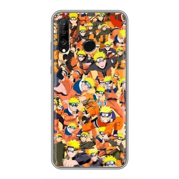 Чехол с рисунком «Коллаж Наруто» для Huawei P30 Lite / Nova 4e Чехол с рисунком «Коллаж Наруто» для Huawei P30 Lite / Nova 4e