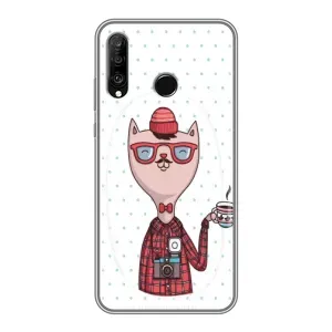 Чехол на тематику: Коты для Huawei P30 Lite / Nova 4e (Кот аристократ)