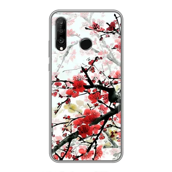 Чехол с рисунком «Красивая Сакура» для Huawei P30 Lite / Nova 4e Чехол с рисунком «Красивая Сакура» для Huawei P30 Lite / Nova 4e