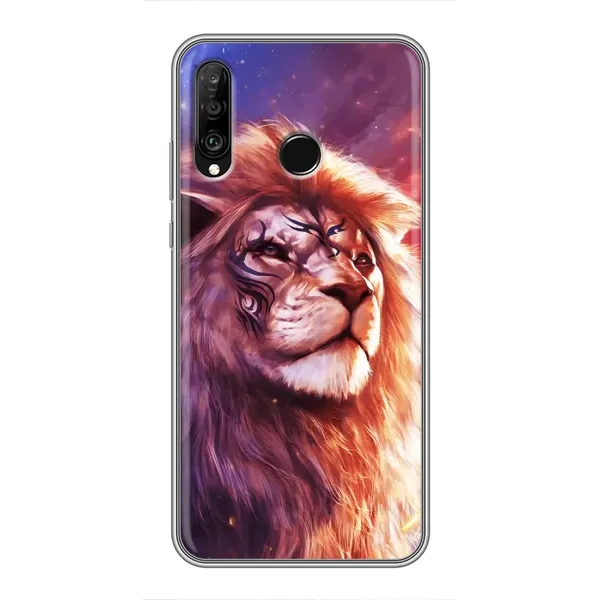 Чехол с рисунком «Красочный ЛЕВ» для Huawei P30 Lite / Nova 4e Чехол с рисунком «Красочный ЛЕВ» для Huawei P30 Lite / Nova 4e