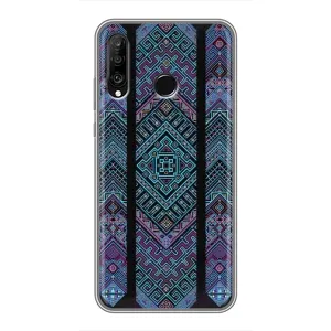 Силиконовый Чехол на Huawei P30 Lite (Крутой орнамент)
