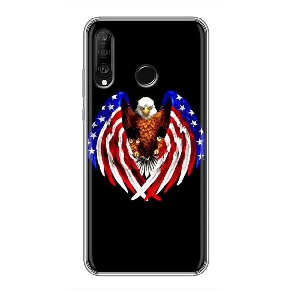 Чехол с рисунком «Крылья США» для Huawei P30 Lite / Nova 4e Чехол с рисунком «Крылья США» для Huawei P30 Lite / Nova 4e