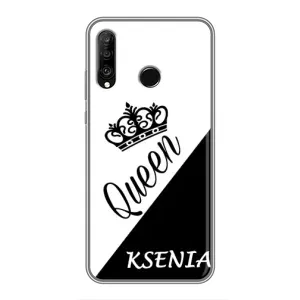Именные  Женские Чехлы для Huawei P30 Lite (KSENIA)