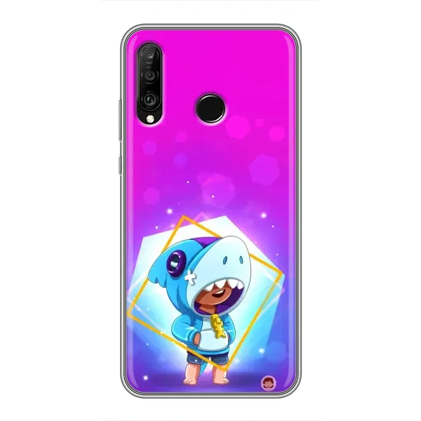 Чехол с рисунком «Леон в костюме Акулы» для Huawei P30 Lite / Nova 4e