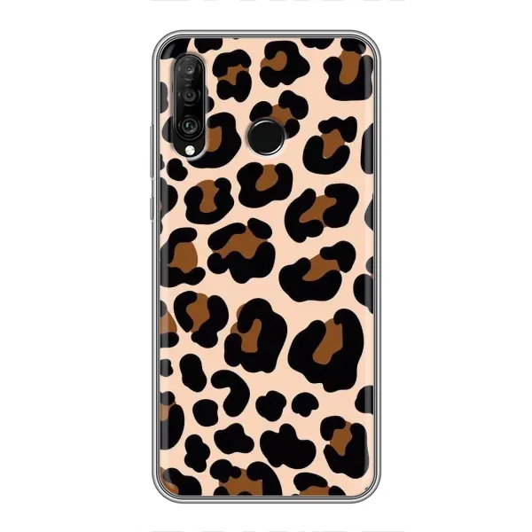 Чехол с рисунком «Леопардовый принт» для Huawei P30 Lite / Nova 4e Чехол с рисунком «Леопардовый принт» для Huawei P30 Lite / Nova 4e