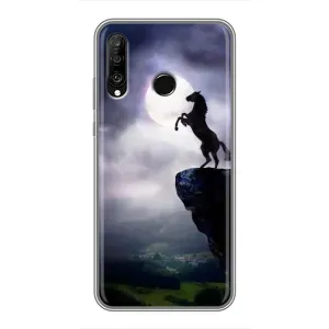 Чехлы с изображением разных животных для Huawei P30 Lite (Лошадь)