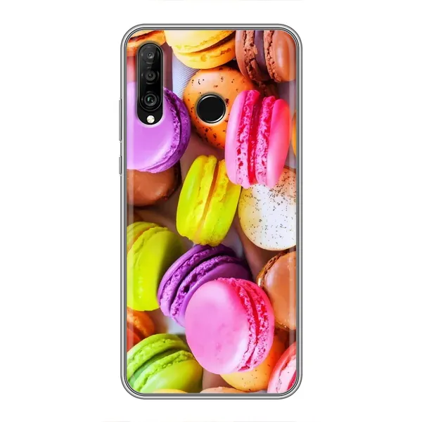 Чехол с рисунком «Макаруны» для Huawei P30 Lite / Nova 4e Чехол с рисунком «Макаруны» для Huawei P30 Lite / Nova 4e