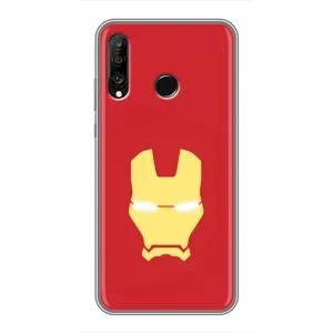 Чехол Супергерой Железный человек на Huawei P30 Lite (Man)