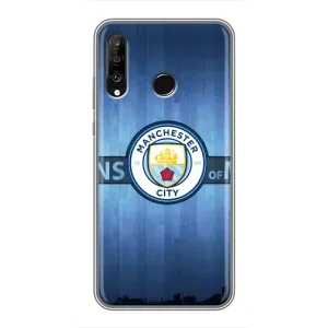 Силиконовые Чехлы принт Футбол на Huawei P30 Lite (ManCity)