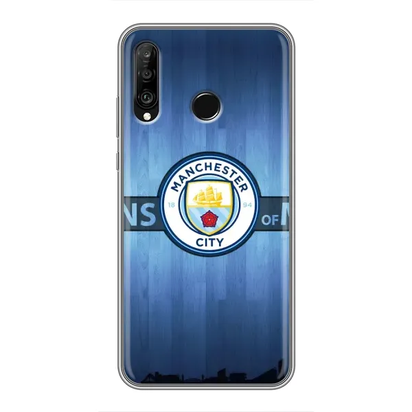 Чехол с рисунком «ManCity» для Huawei P30 Lite / Nova 4e