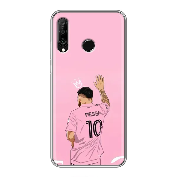 Чехол с рисунком «Месси Маями» для Huawei P30 Lite / Nova 4e Чехол с рисунком «Месси Маями» для Huawei P30 Lite / Nova 4e