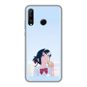 Чехол с персонажами АНИМЕ на Huawei P30 Lite (Мицуха)