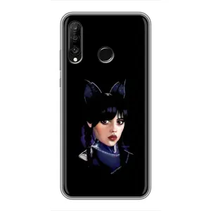 Чехлы с принтом Уэнсдей на Huawei P30 Lite (Милая Уэнсдей)