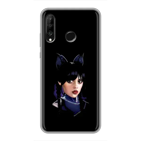 Чехол с рисунком «Милая Уэнсдей» для Huawei P30 Lite / Nova 4e Чехол с рисунком «Милая Уэнсдей» для Huawei P30 Lite / Nova 4e