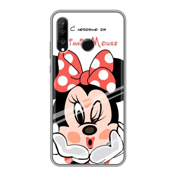 Чехол с рисунком «Minni Mouse» для Huawei P30 Lite / Nova 4e Чехол с рисунком «Minni Mouse» для Huawei P30 Lite / Nova 4e