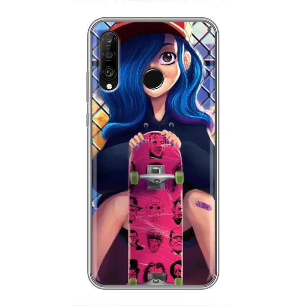 Чехол с рисунком «Модная девушка» для Huawei P30 Lite / Nova 4e Чехол с рисунком «Модная девушка» для Huawei P30 Lite / Nova 4e