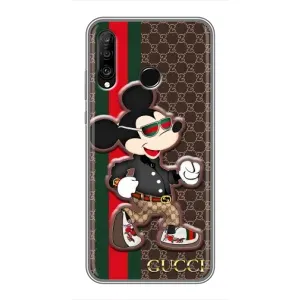 Чехлы Бренд GUCCI для Huawei P30 Lite (Маус Гуччи)