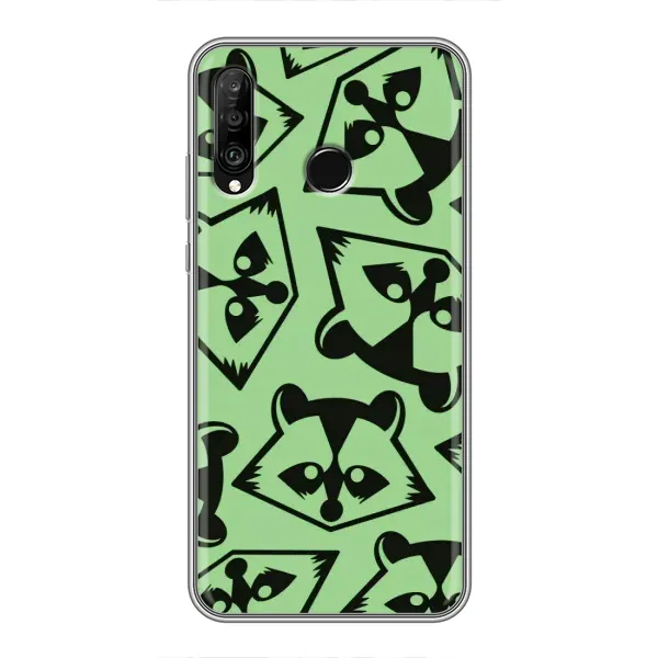 Чехол с рисунком «Мордочки Енота» для Huawei P30 Lite / Nova 4e Чехол с рисунком «Мордочки Енота» для Huawei P30 Lite / Nova 4e