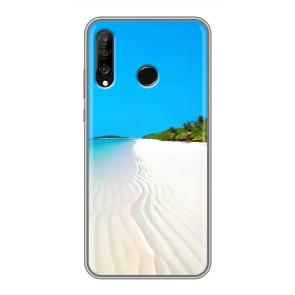 Чехол с рисунком «Море песок» для Huawei P30 Lite / Nova 4e Чехол с рисунком «Море песок» для Huawei P30 Lite / Nova 4e