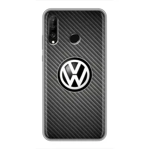 Чохол "Фольксваген" для Huawei P30 Lite (На карбоні)