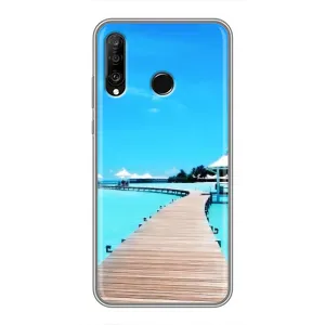 Чехол с рисунком «Набережная» для Huawei P30 Lite / Nova 4e