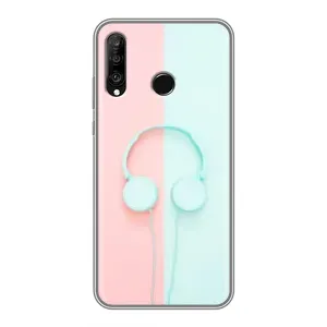 Чехол с рисунком «Наушники» для Huawei P30 Lite / Nova 4e