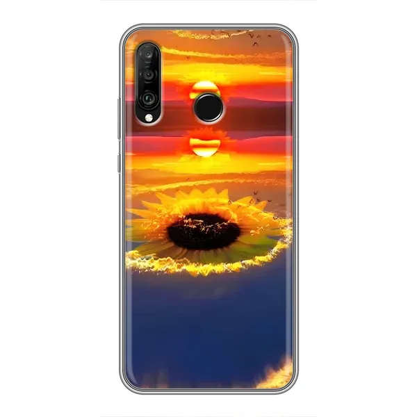 Чехол с рисунком «Небо подсолнух» для Huawei P30 Lite / Nova 4e Чехол с рисунком «Небо подсолнух» для Huawei P30 Lite / Nova 4e