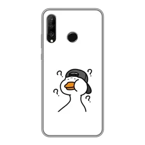 Бампер с принтом Мемы для Huawei P30 Lite (Непонимание)