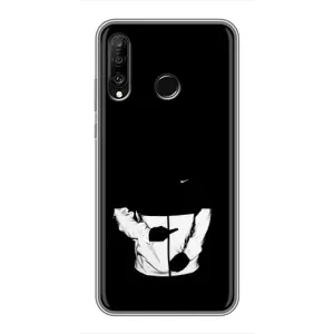 Силиконовый Чехол на Huawei P30 Lite с картинкой Nike (Nike стиль)