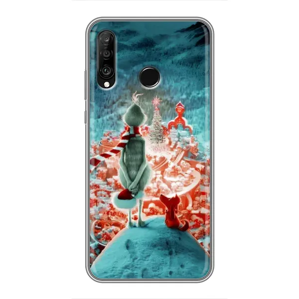 Чохол з малюнком «Новорічний Грінч» для Huawei P30 Lite / Nova 4e Чохол з малюнком «Новорічний Грінч» для Huawei P30 Lite / Nova 4e