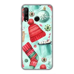 Чехол Санта Клаус для Huawei P30 Lite (Одежда)