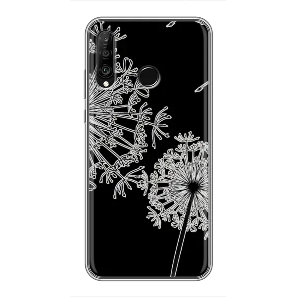 Чехол с рисунком «Одуванчики» для Huawei P30 Lite / Nova 4e Чехол с рисунком «Одуванчики» для Huawei P30 Lite / Nova 4e
