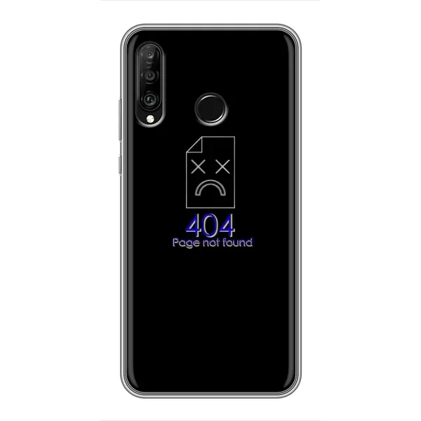 Чохол з малюнком «Помилка 404» для Huawei P30 Lite / Nova 4e