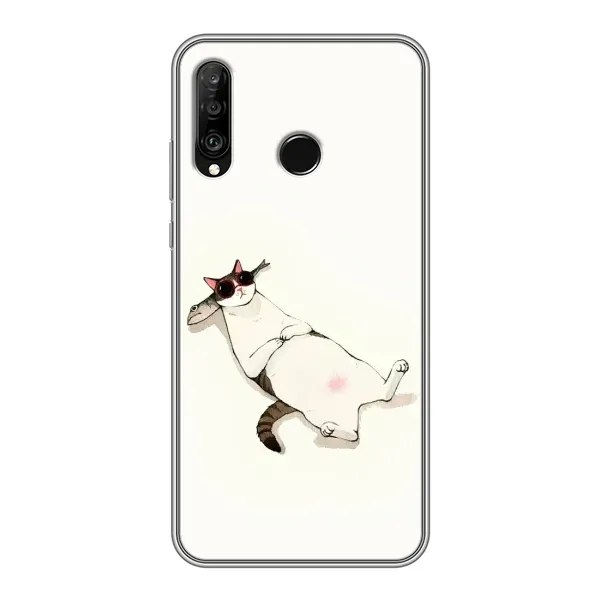Чехол с рисунком «Отдых» для Huawei P30 Lite / Nova 4e Чехол с рисунком «Отдых» для Huawei P30 Lite / Nova 4e