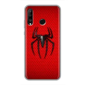 Чехол Супергерой Человека Паука на Huawei P30 Lite (Паук марвел)
