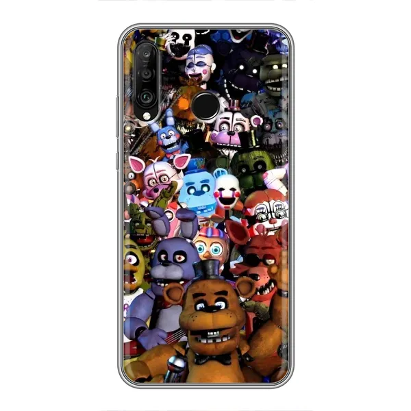 Чехол с рисунком «Персонажи Фредди» для Huawei P30 Lite / Nova 4e