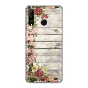 Чехлы с тематикой "ЦВЕТЫ" на Huawei P30 Lite (Плетущиеся цветы)