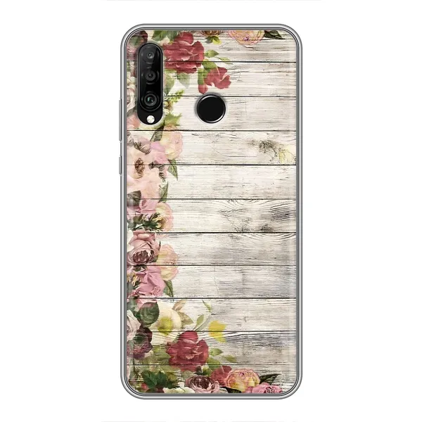 Чехол с рисунком «Плетущиеся цветы» для Huawei P30 Lite / Nova 4e Чехол с рисунком «Плетущиеся цветы» для Huawei P30 Lite / Nova 4e