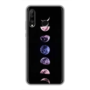 Чехол (ТПУ) с планетами на Huawei P30 Lite (Плнеты)