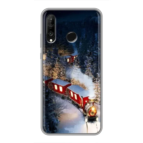 Чехол с рисунком «Поезд» для Huawei P30 Lite / Nova 4e Чехол с рисунком «Поезд» для Huawei P30 Lite / Nova 4e