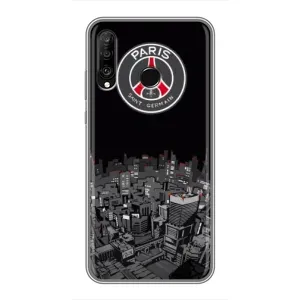 Силиконовые Чехлы принт Футбол на Huawei P30 Lite (PSG)