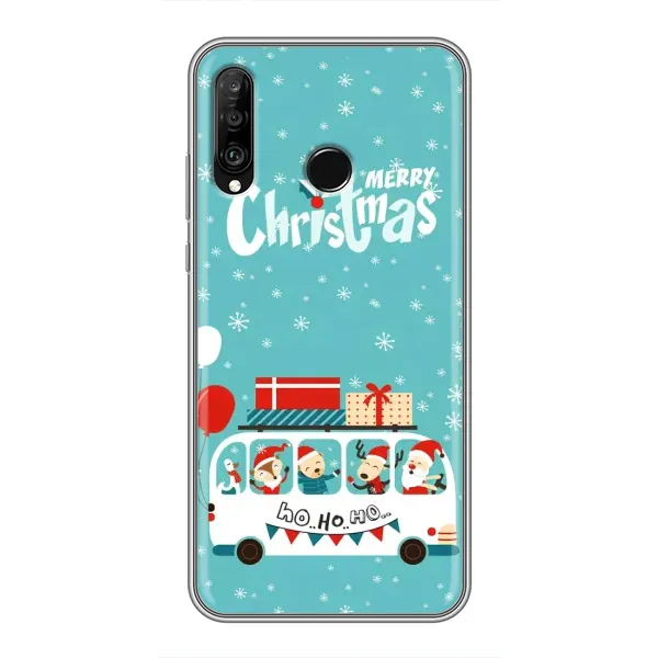 Чехол с рисунком «Рождественское настроение» для Huawei P30 Lite / Nova 4e Чехол с рисунком «Рождественское настроение» для Huawei P30 Lite / Nova 4e