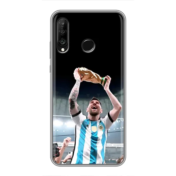 Чехол с рисунком «Счастливый Месси» для Huawei P30 Lite / Nova 4e Чехол с рисунком «Счастливый Месси» для Huawei P30 Lite / Nova 4e