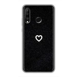 Чехлы с тематикой "Маленькие Сердечки" на Huawei P30 Lite (Сердечко)