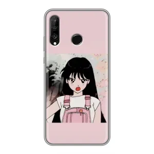 Чехол с персонажами АНИМЕ на Huawei P30 Lite (Сейлор Марс)