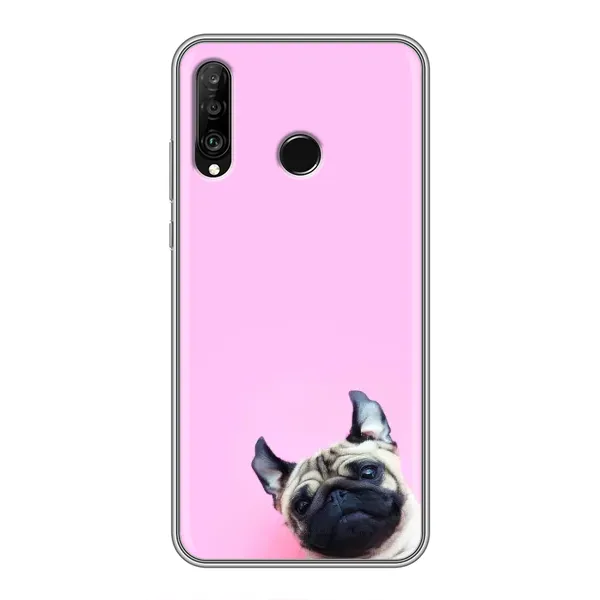 Чохол з малюнком «Собака на рожевому» для Huawei P30 Lite / Nova 4e Чохол з малюнком «Собака на рожевому» для Huawei P30 Lite / Nova 4e