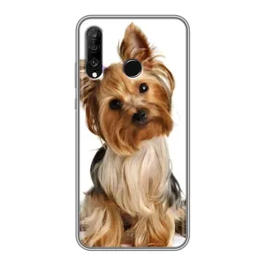 Чехол (ТПУ) Милые собачки для Huawei P30 Lite (Собака Терьер)