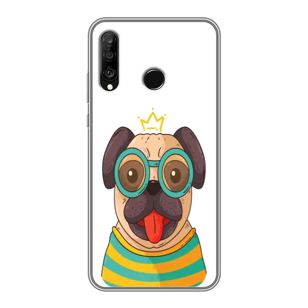 Чохол з малюнком «Собака Король» для Huawei P30 Lite / Nova 4e Чохол з малюнком «Собака Король» для Huawei P30 Lite / Nova 4e