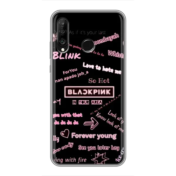 Чехол с рисунком «Стиль блэкпинг» для Huawei P30 Lite / Nova 4e Чехол с рисунком «Стиль блэкпинг» для Huawei P30 Lite / Nova 4e