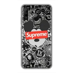 Чехол с Брендами одежды на Хуавей П30 Лайт (Supreme Маус)